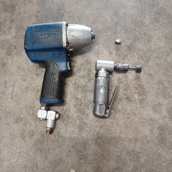 Blue Point (Snap-on) Impact Gun And Angle Die Grinder 