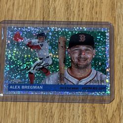 2025 Topps Chrome Platinum-Alex Bregman Boston Red Sox #196 #14/75 Mini Diamond