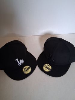 LA DODGERS ( TOTAL 2 PC )NEW ERA 59FIFTY HAT SIZE 7 3/8