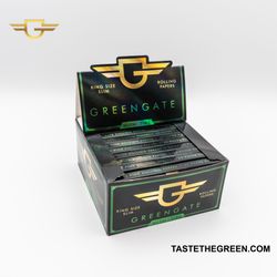 1-box of 24 packs of Green Gate very fine papers w/tips a small tray & big tray with a gold logo grip grinder in the collectors special (Over 100$ )