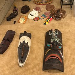 Ancient Egyptian, Italian, Tribal Masks 