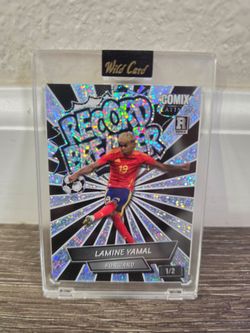 Wild Card Comix Record Breaker 2024 Lamine Yamal Rookie 1/2