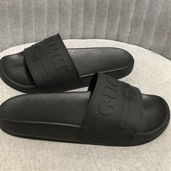Gucci Slide Sandals Mens 8.5 Womens 10.5