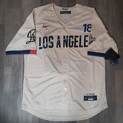 Yamamoto Angeles Dodgers City Connect Limited jersey