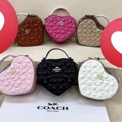 Beautiful Heart ❤️ Shape Crossed Body Bags 