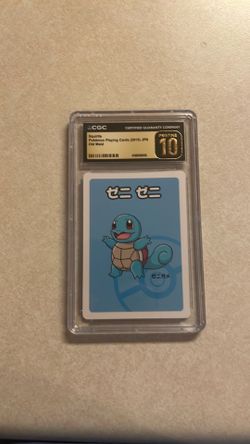 Squirtle old maid ultra rare Pokemon card CGC pristine 10