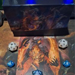 Magic: The Gathering Final Fantasy Gift Bundle Box & Dice (Open, No Packs)