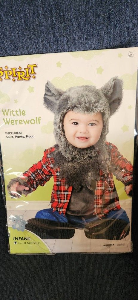 Werewolf Costume 12-18 Months