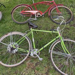 Vintage Bikes For Parts Or Repair