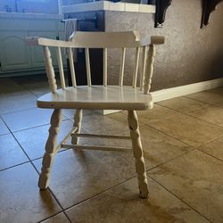 Small Wooden Chair- White 