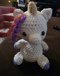 Crochet unicorn
