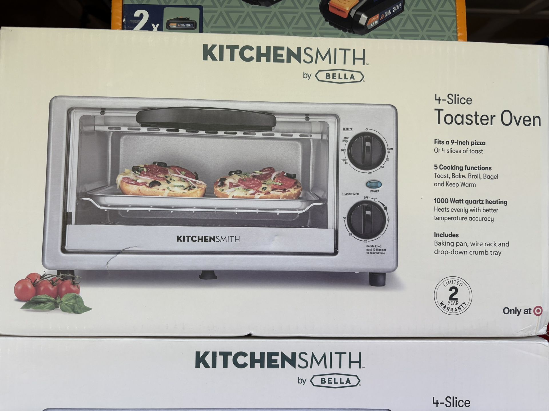 Kitchen Smith By Bella Toaster Oven Brand New
