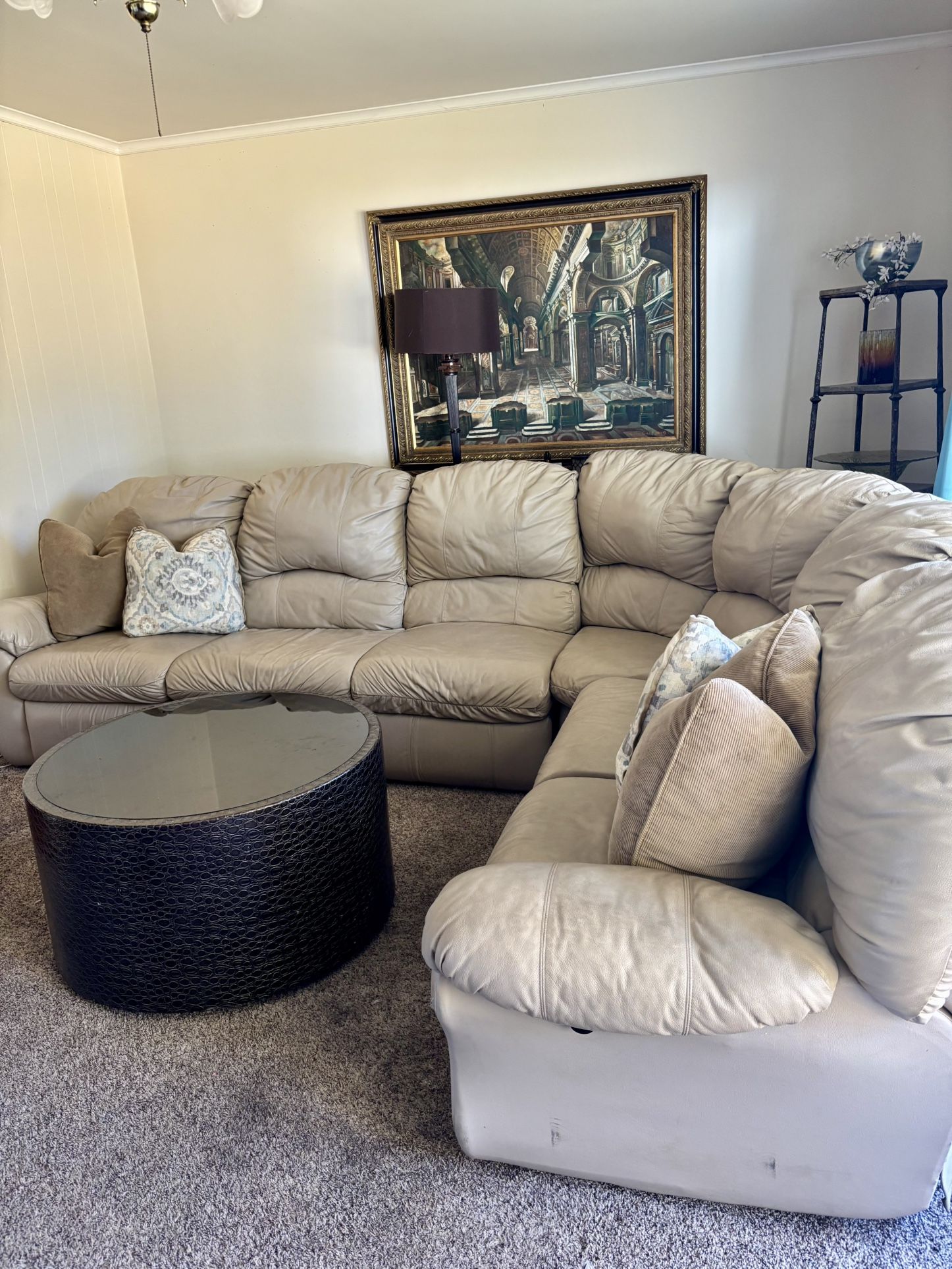 Reclining Leather Sectional