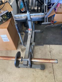 Calf raise machine w weights