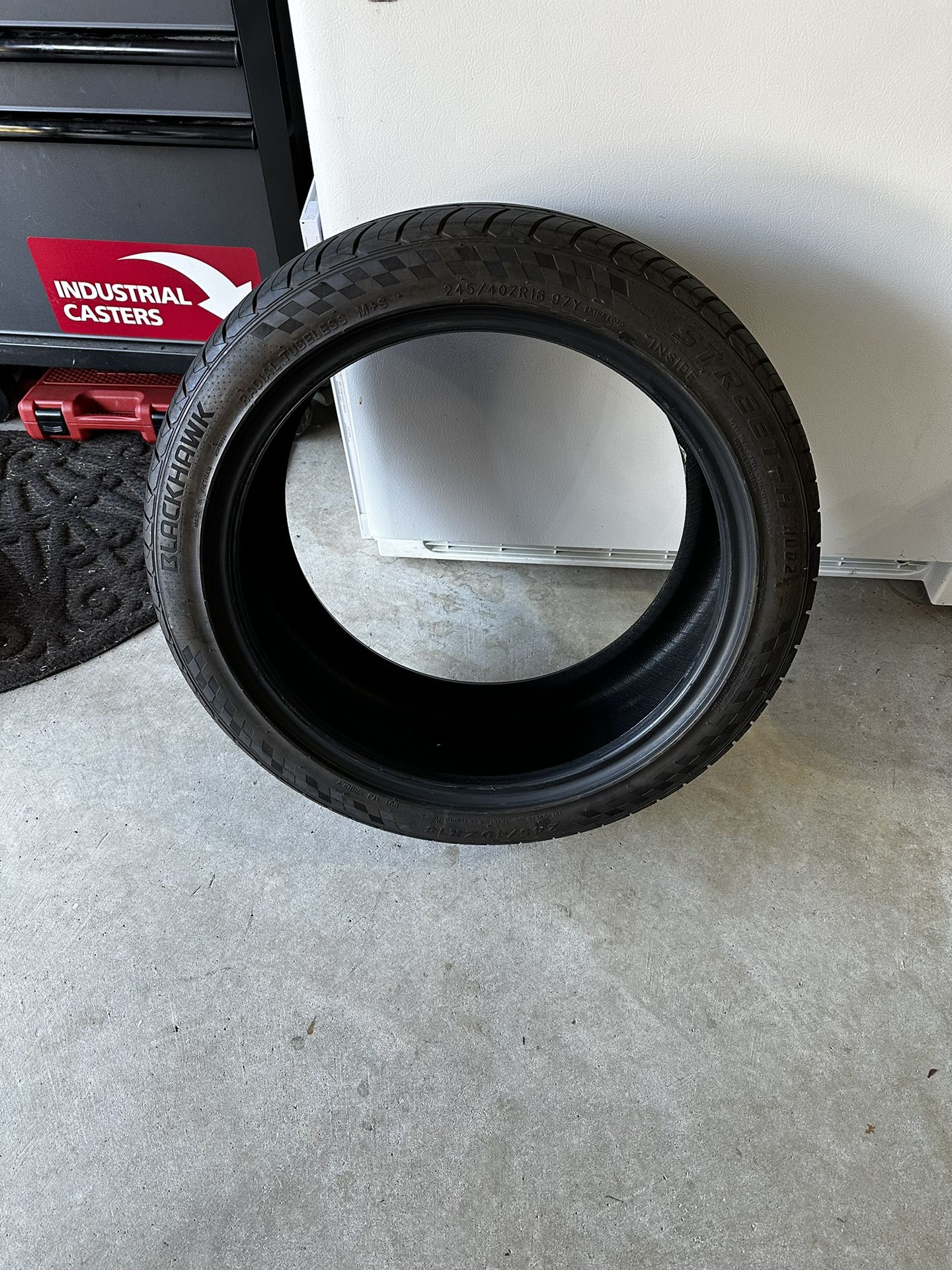 Blackhawk StreetH HU02 tire Only 245/40/R18 for Sale in Irmo, SC OfferUp