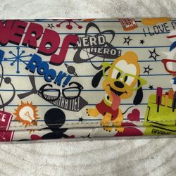 Disney Mickey Mouse Wallet I Love Nerds trifold wallet Minnie Goofy Disney Parks