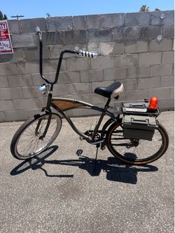 Custom Cruiser Bicycle with Ape Hanger Handlebars *OBO*