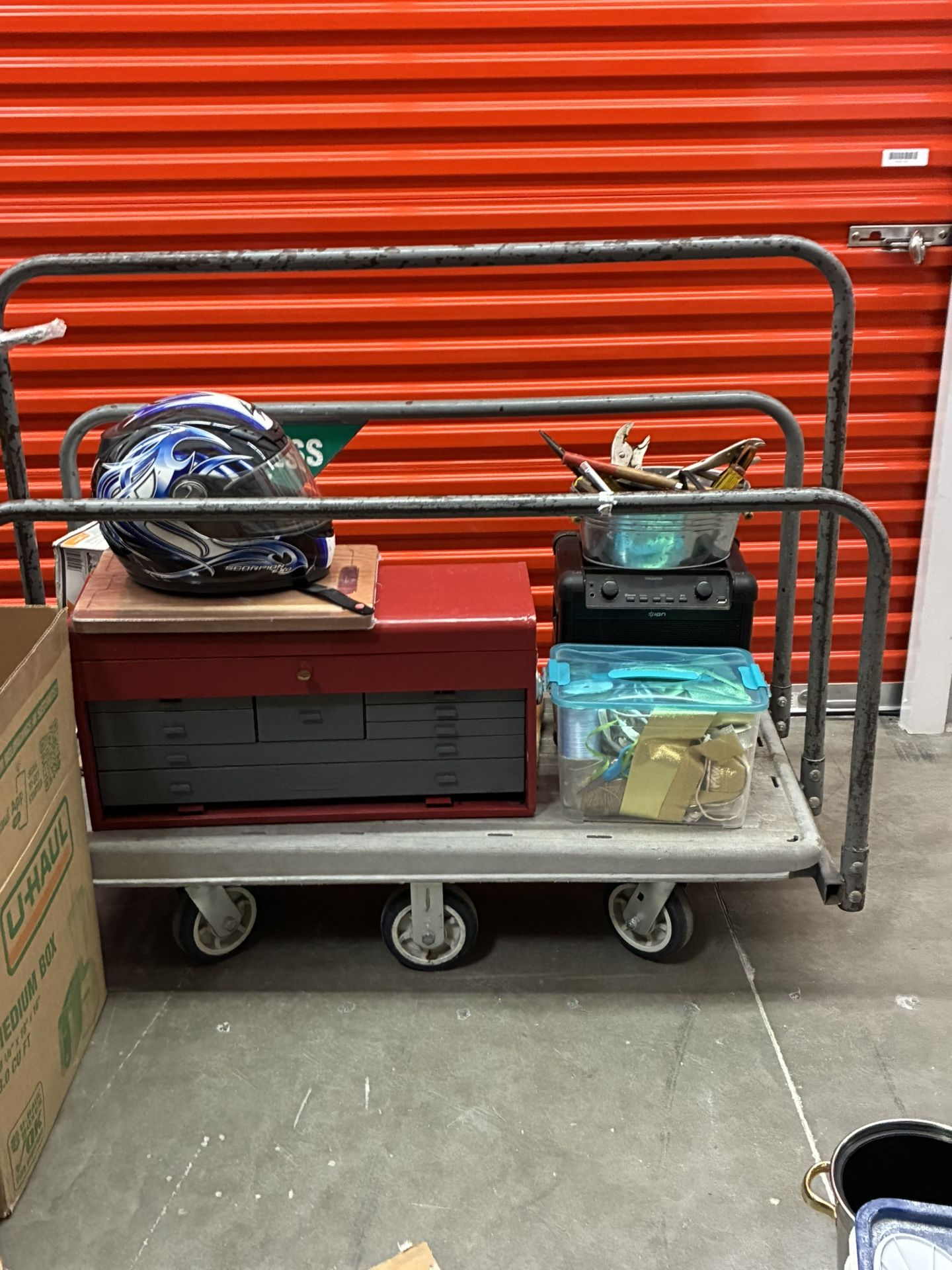 Small toolbox with key and Federal Way you pick up