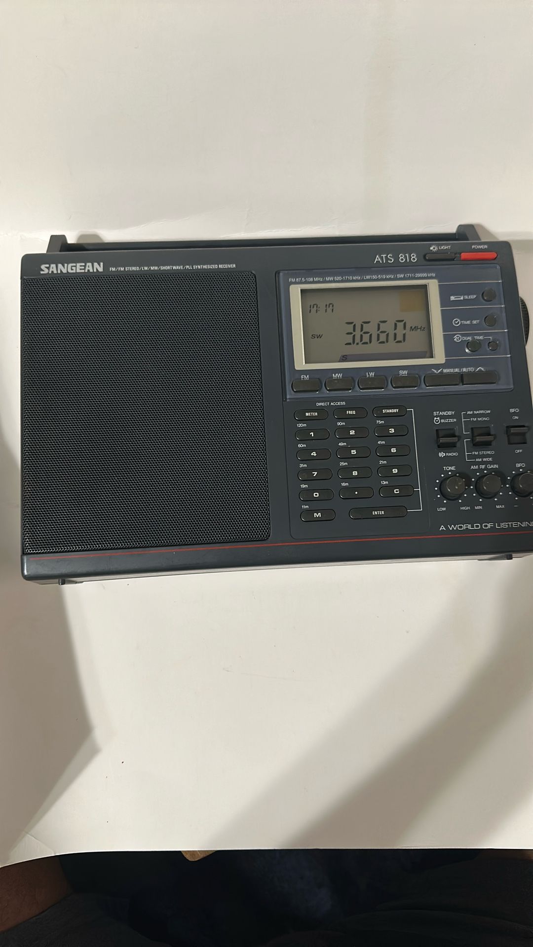 Sangean ATS 818 Vintage Radio Short Wave Scanner
