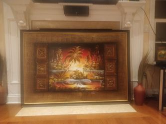 Large Gorgeous Sunset Painting