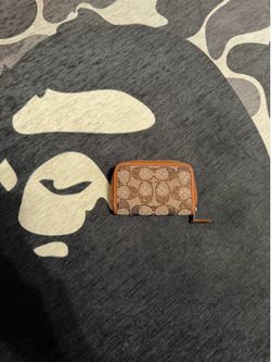 Coach Essential Small Crystal Signature Jacquard Wallet