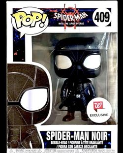 SPIDER-MAN FUNKO POP #409 SPIDER-MAN NOIR WALGREENS EXCLUSIVE