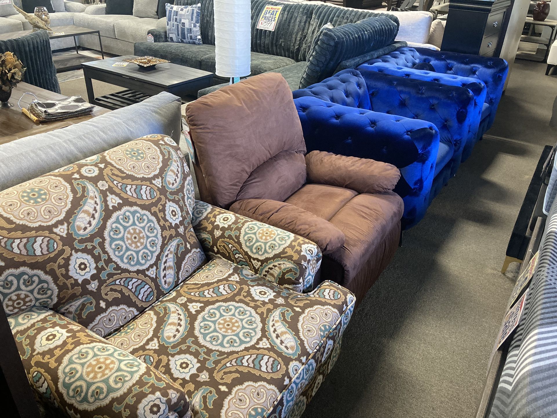 Accent Chairs! Starting At $299 & UP!  Furniture