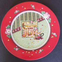 Mary Engelbreit "Comfort & JOY" Plate
