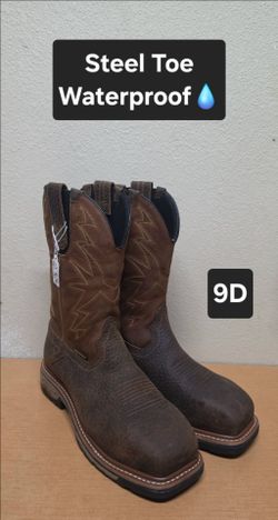 Dan Post Work Boots sz9D STEEL TOE