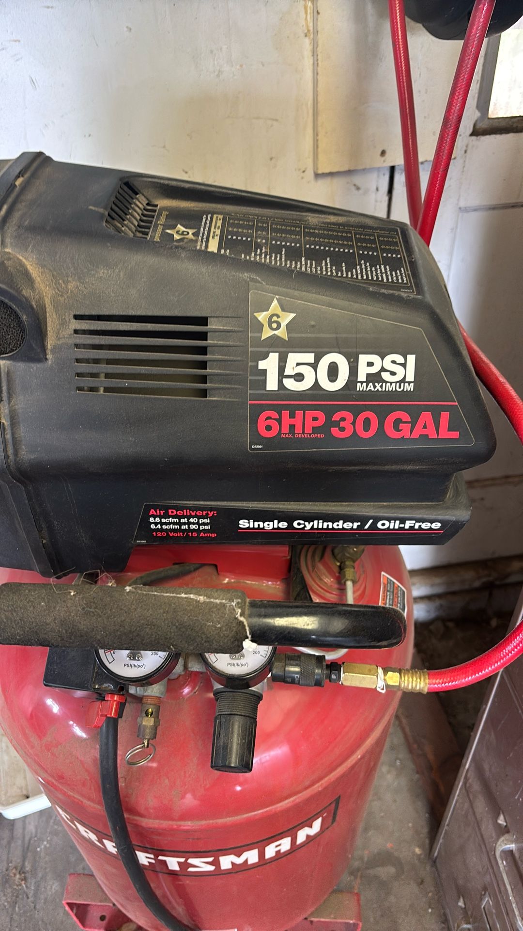 Craftsman Air Compressor 150psi