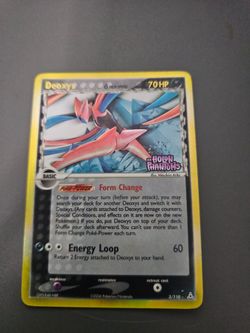 Deoxys delta species 3/110
Reverse Holo MP Pokemon Card