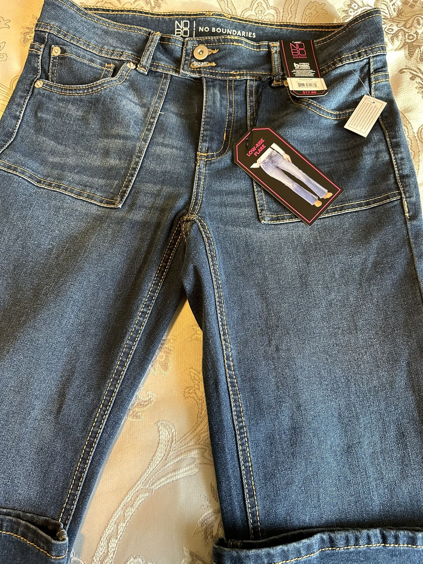 Low Rise No Boundary Flared Jeans Brand New With Dags 