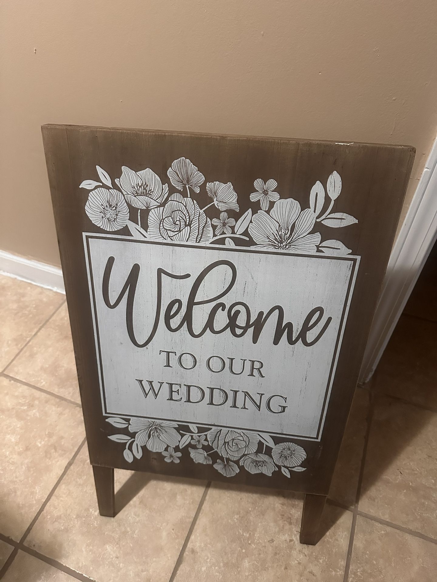 Welcome Sign For Wedding 