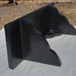 20 Inch Handmade Black Wood floating Shelf