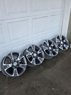 Colorado z71 rims with tpms sensors included