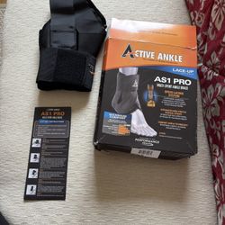 ACTIVE ANKLE AS1 PRO ANKLE BRACE SIZE LARGE BRAND NEW
