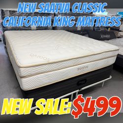 NEW SAATVA CLASSIC CALIFORNIA KING MATTRESS
