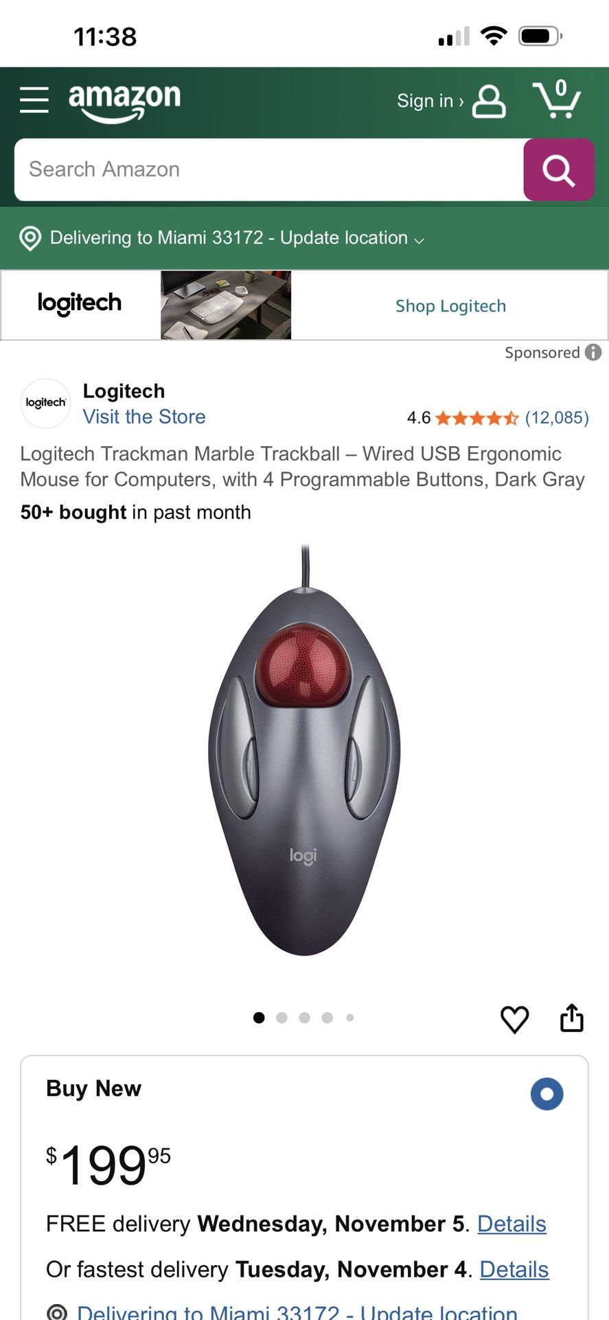 Logitech Mouse Brand New