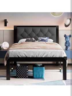 Twin bed & memory foam mattress