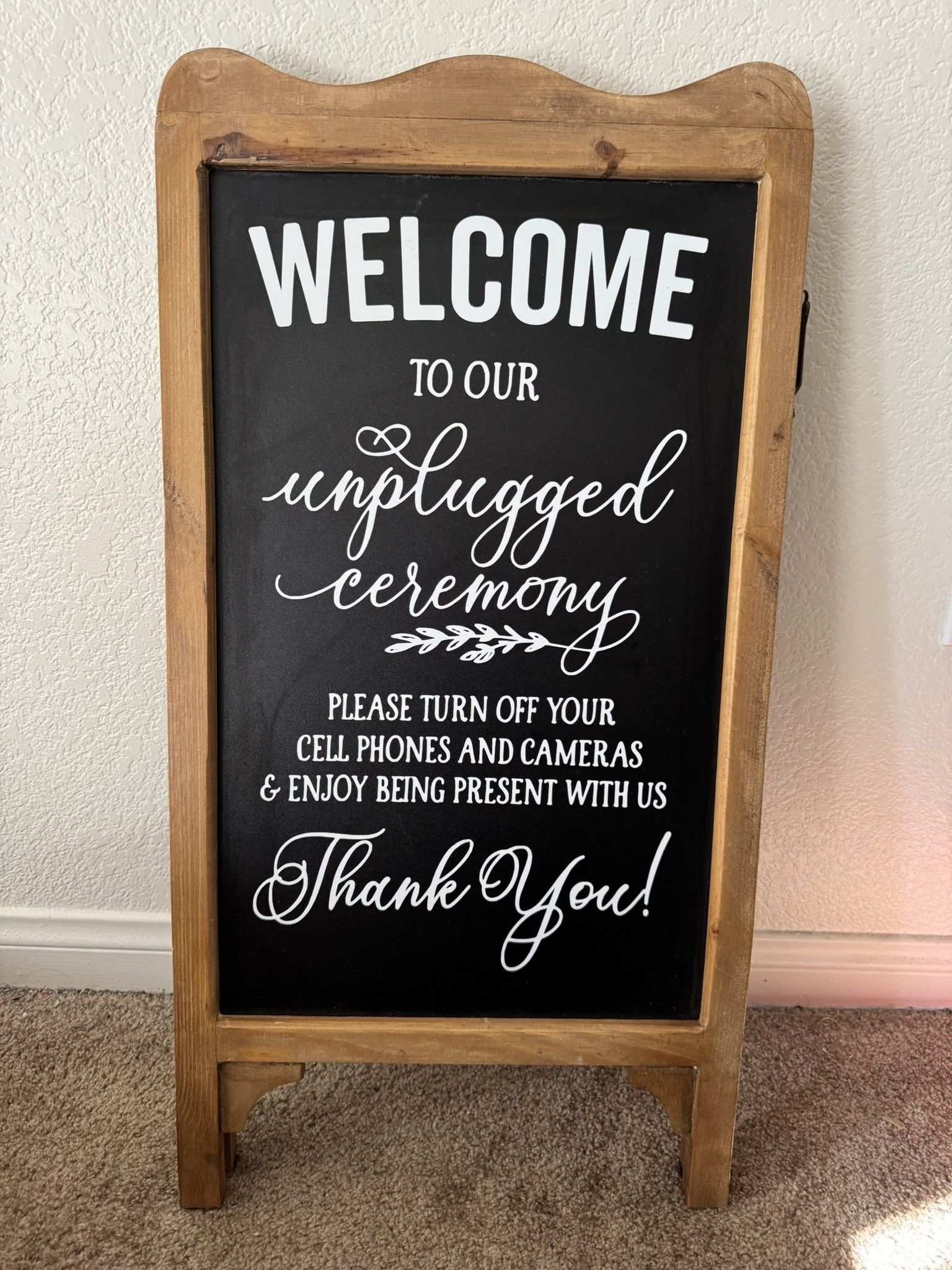 Chalkboard Sign – Sturdy & Beautiful