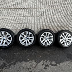 Set Of Tires With Bmw Rims 205/55/r16 