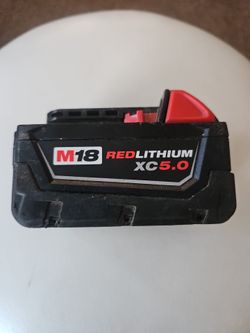 Milwaukee M18 RED LITHIUM XC 5.0 Battery