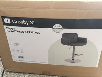 Leather Bar Stools Gray
