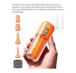 Brand new Portable Air Pump for Inflatables 430L