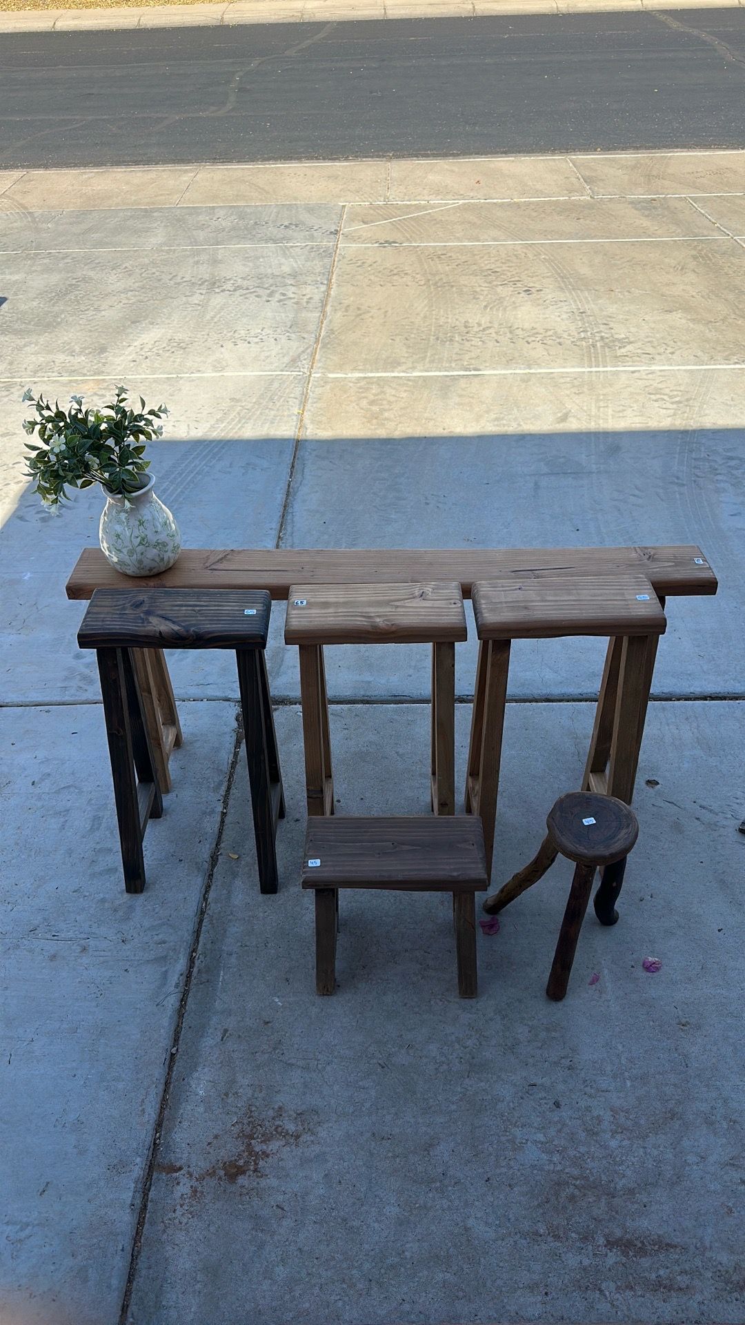 $0 Custom handmade Benches & Plant Stands for Sale in Gilbert, AZ - OfferUp