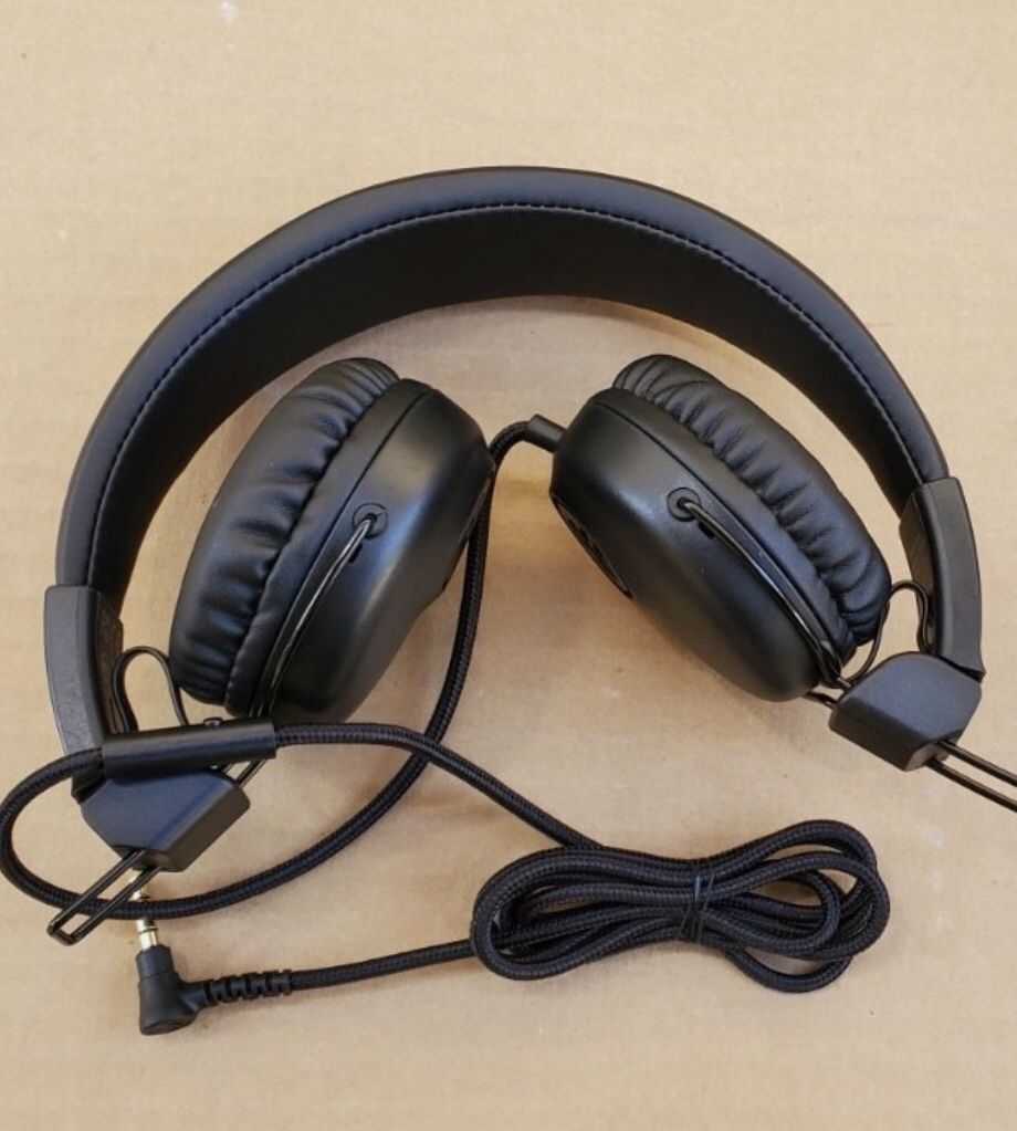 JLAB STUDIO ON EAR WIRED HEADPHONES BLACK COLOR