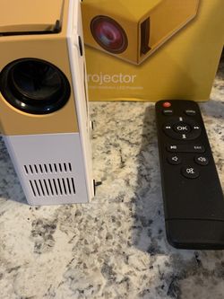 LED Projector with screen