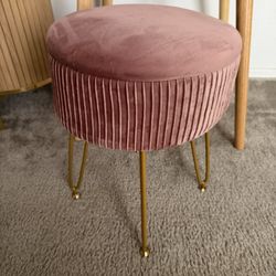 Vanity Stool With Storage