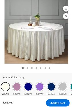 PREMIUM VELEVET 120" ROUND TABLE CLOTH SOFT & STEAMLESS 
