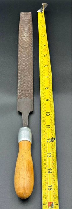 Vintage Simonds U.S.A. Wood Rasp with Wooden Handle